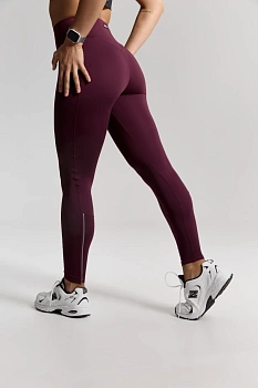 ForStrong Лосины Arctic, сливово-винный