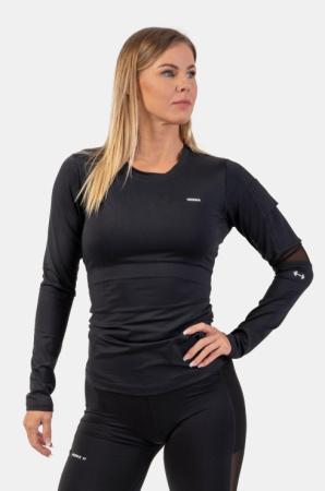 Nebbia Лонгслив 418 Smart Pocket Sporty Top, черный