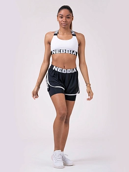 Nebbia Шорты 527 Fast & Furious Double Layer, черный