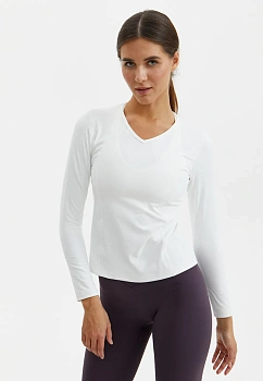 BeSelf Лонгслив SOFT COVER, белый