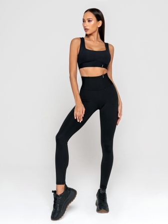 Euphoria Леггинсы с корсетным швом L3, черный