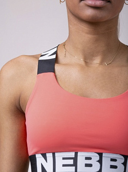 Nebbia Топ 535 Power Your Hero Iconic Sports Bra, персик