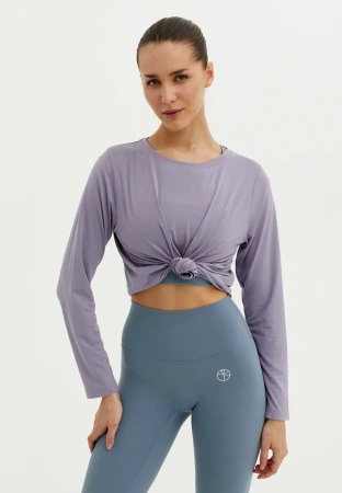 BeSelf Лонгслив Modal, пыльно-фиолетовый