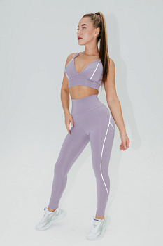 ForStrong Топ Reflective Bra, лавандовый
