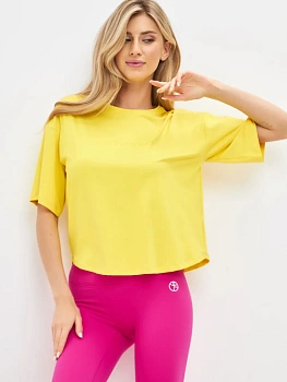 BeSelf Футболка SATIN BASE, желтый
