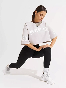 Neverlate Футболка 09.593, серый с принтом