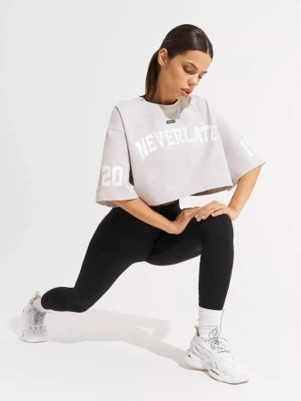 Neverlate Футболка 09.593, серый с принтом