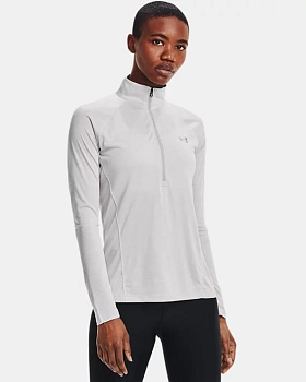 Under Armour Лонгслив Tech Twist 1/2 Zip, серо-голубой