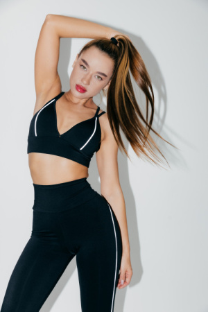 ForStrong Топ Reflective Bra, черный