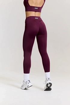 ForStrong Лосины Blaze Mono, сливово-винный