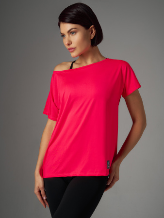 Neverlate Футболка 09.085, неоновый коралл