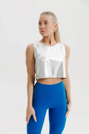 ForStrong Майка Sheen, серебро