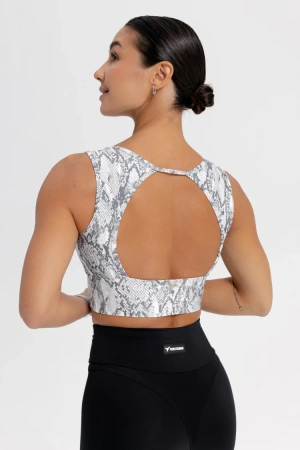 ForStrong Топ Pulse, серый питон