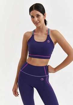 BeSelf Топ-бра COLORES, тёмно-синий